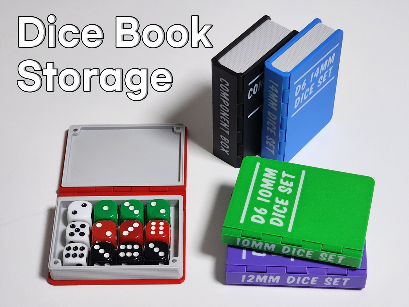 Dice Mini Book Storage