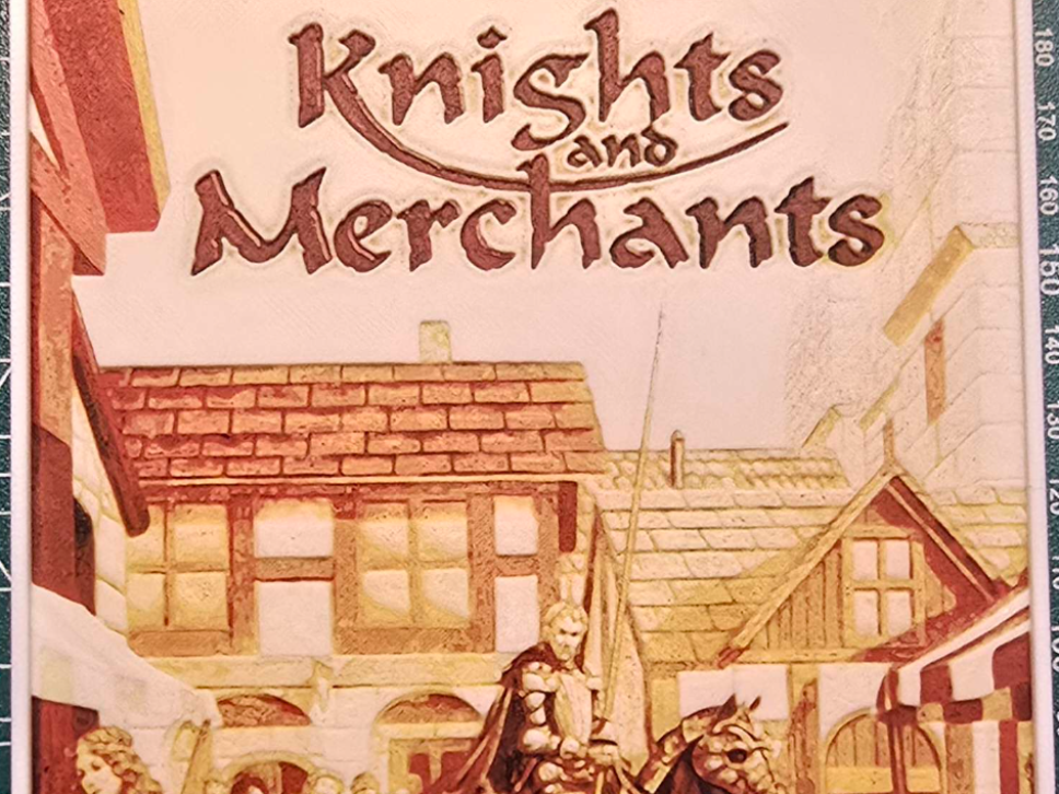 Knights & Merchants Game Poster - Hueforge