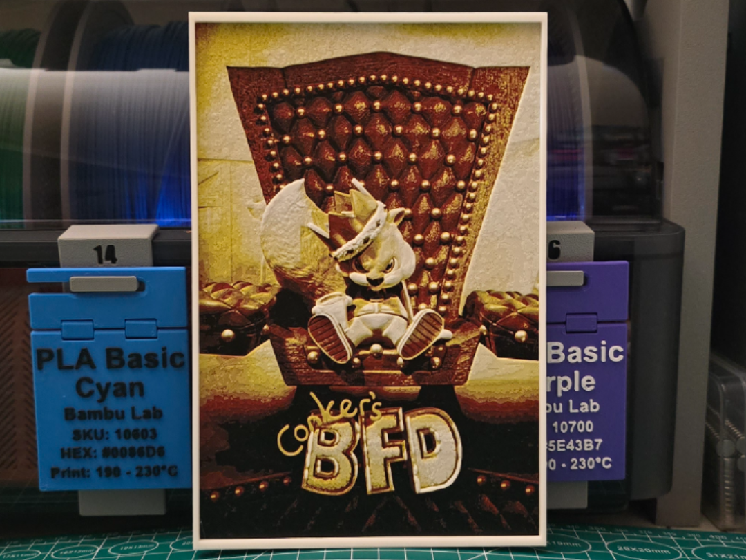 Conker's Bad Fur Day Poster - Hueforge Art