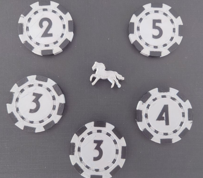 Ready Set, Bet Game Poker Style Betting Chips
