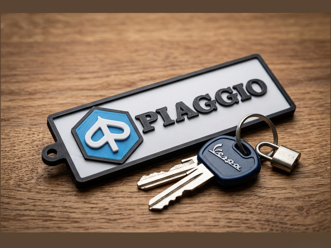PIAGGIO KEYCHAIN VESPA SI CIAO BRAVO chiavi