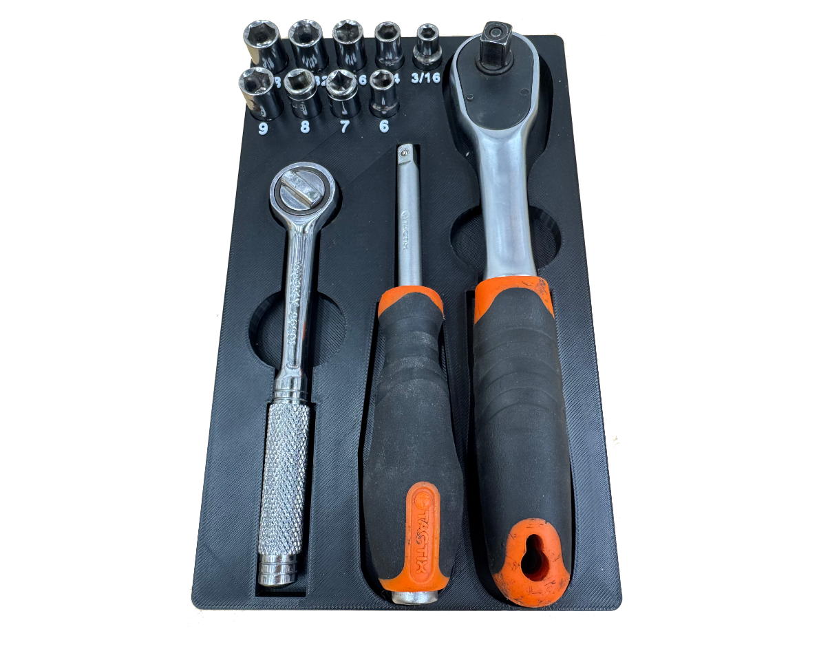 Gridfinity Tactix Husky Socket Wrench Combo