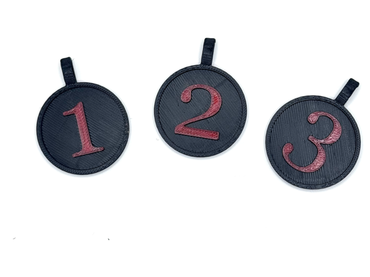 Customizable Number neckalce charms