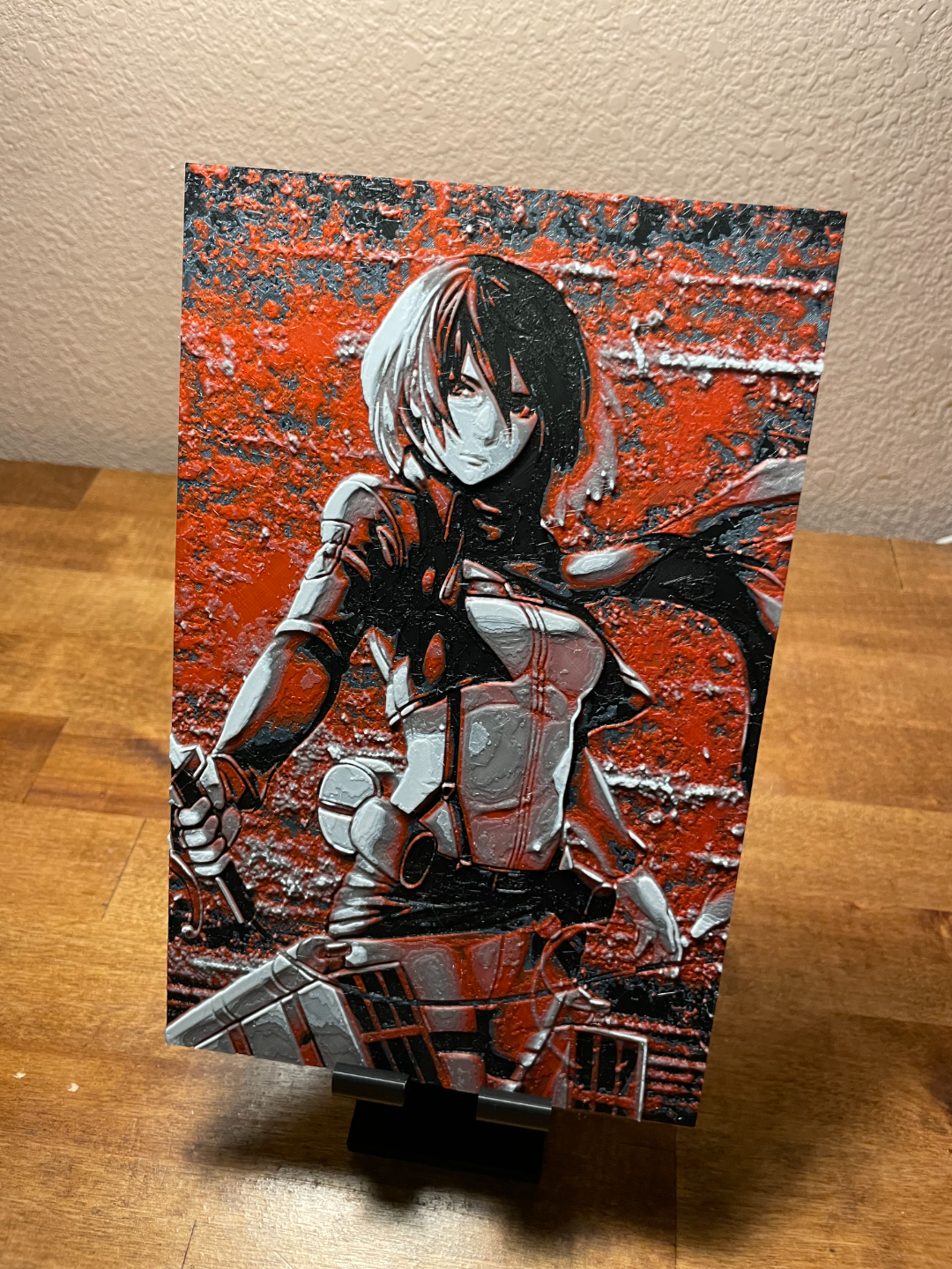 Hueforge - Attack on Titan - Mikasa Red