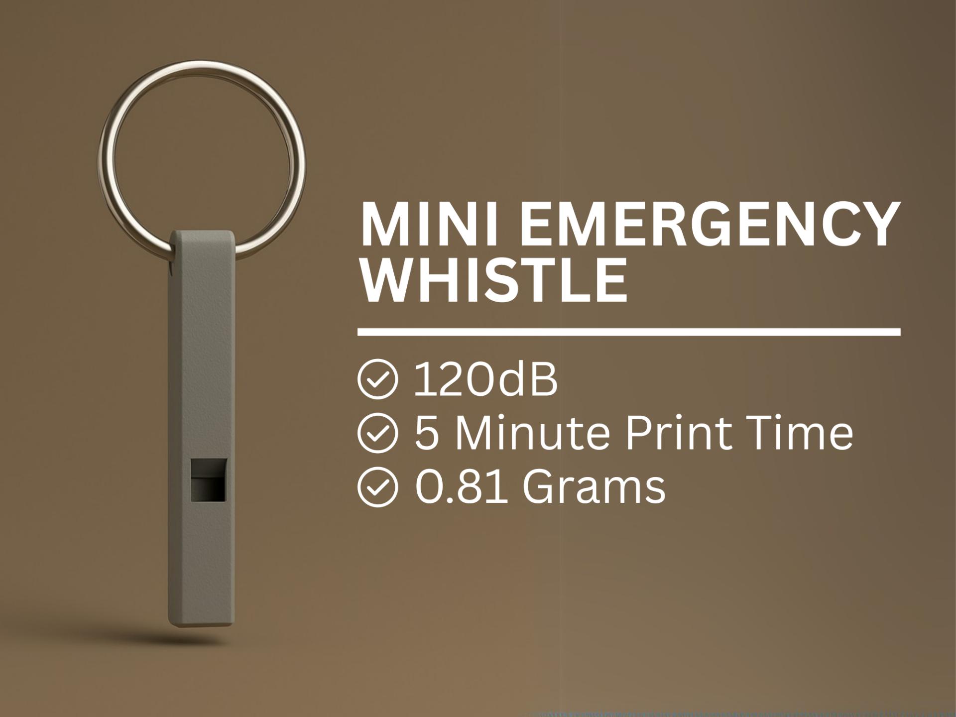 Mini Emergency Whistle
