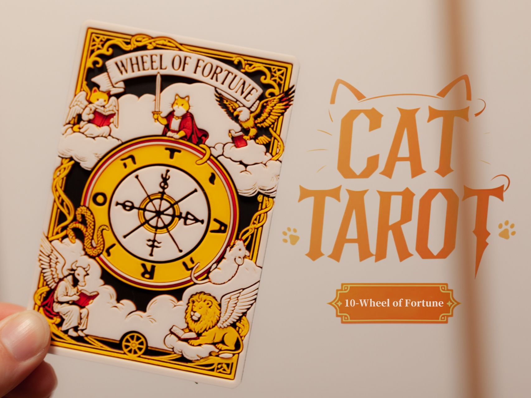 Cat tarot-10-Wheel of Fortune
