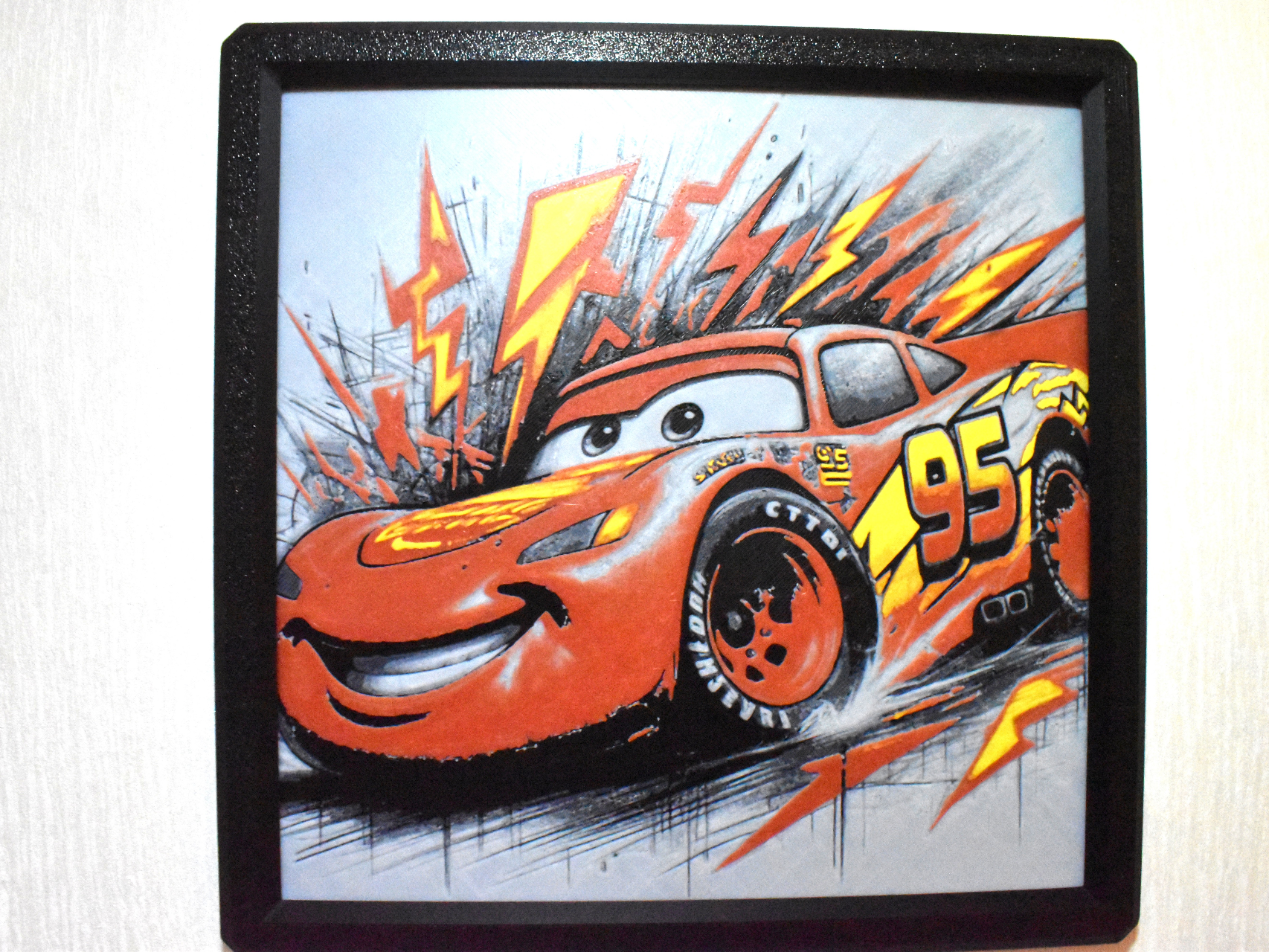 Lightning McQueen Hueforge