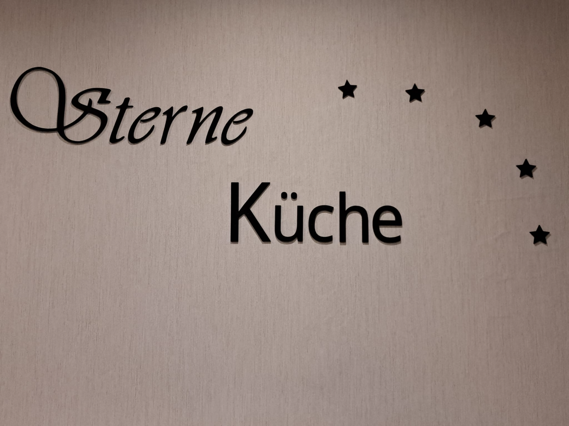 Wandbild "Sterne Küche" Deko Küche