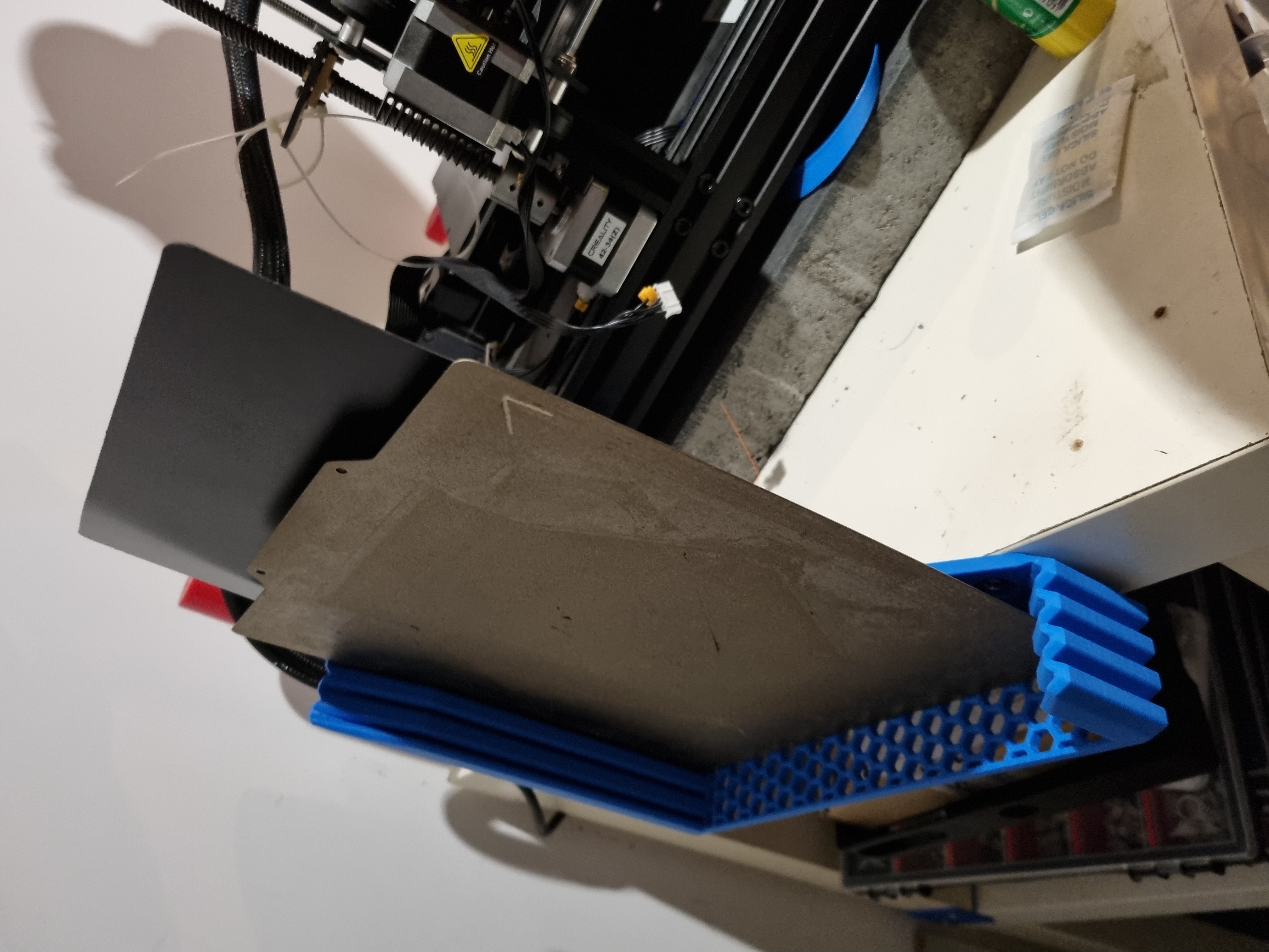 Lack Table Build Plate Holder left side
