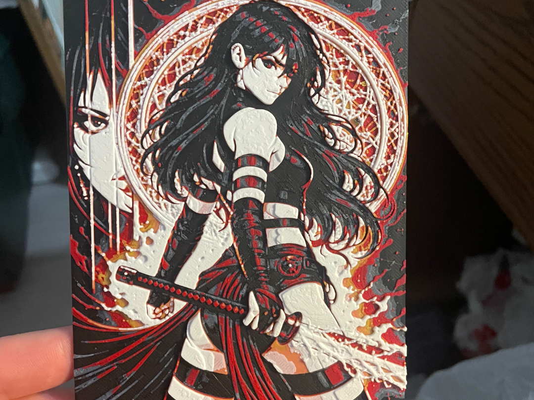 Psylocke Red Version Hueforge