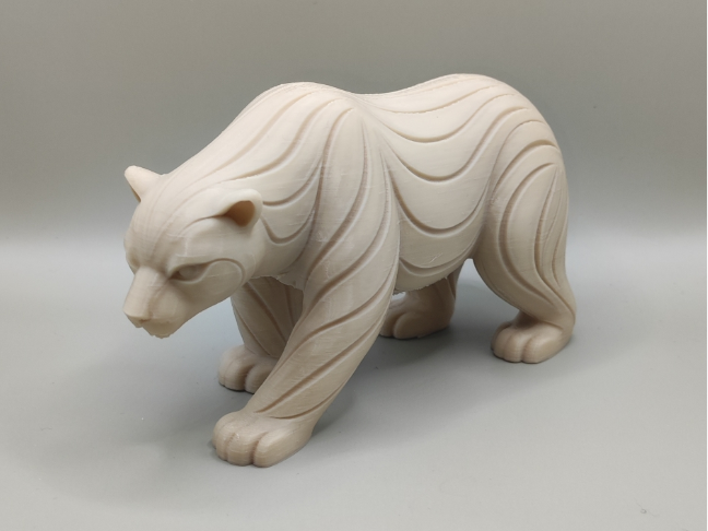 Bear abstract sculptural