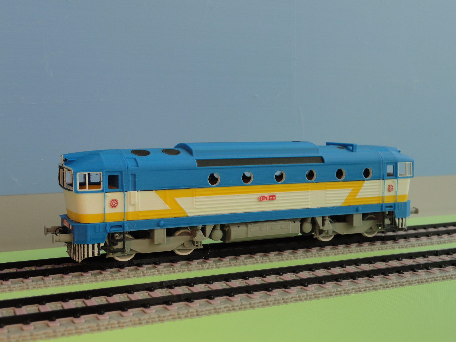 Diesel Locomotive T478.4 ČSD "Brejlovec" H0