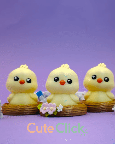 Chick – Fidget Clickers Keychains