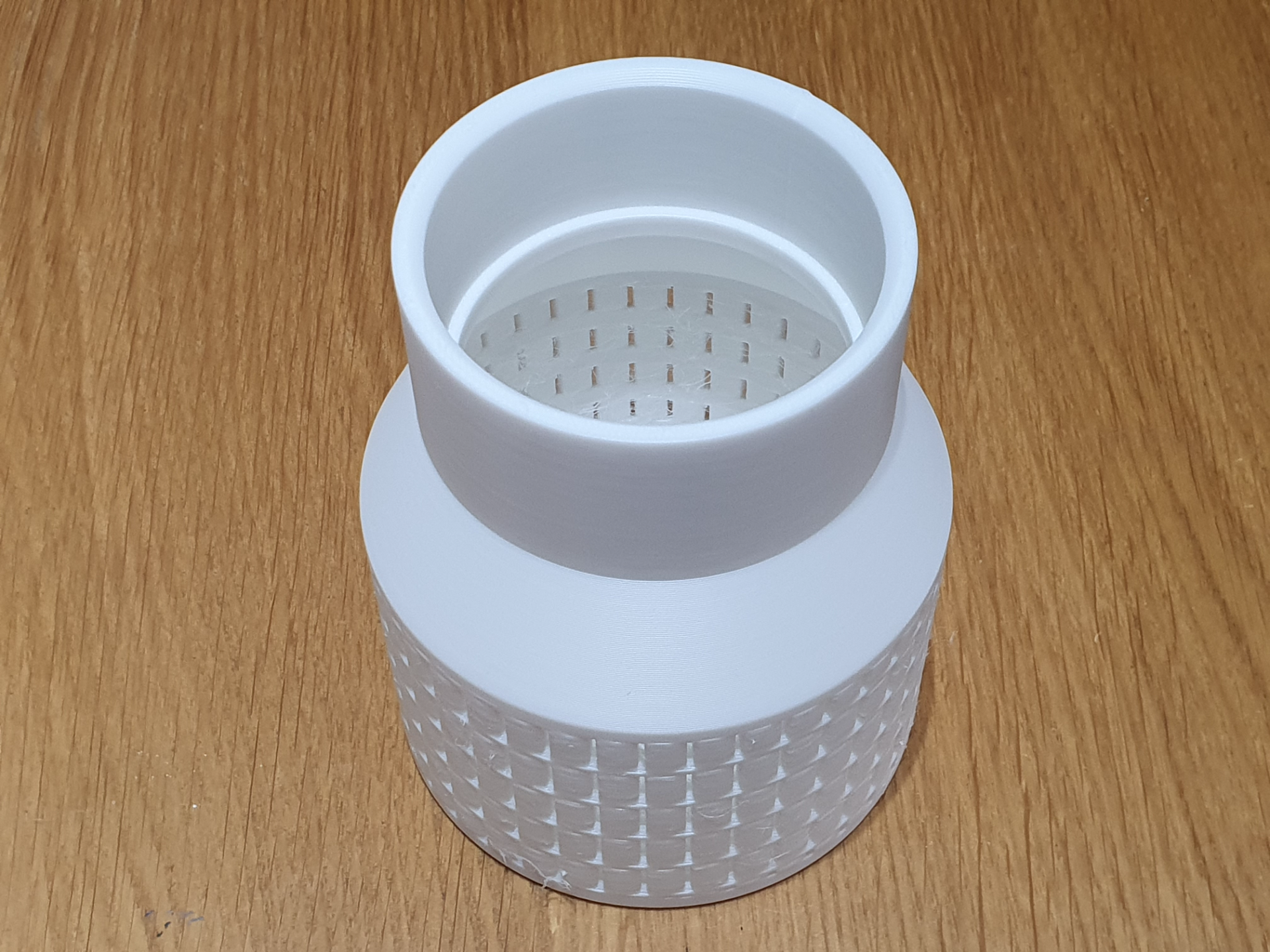 Filter end for 2 inch schedule 40 pipe
