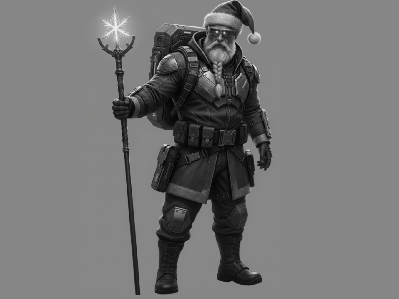 Taktischer Weihnachtsman/Tactical Santa with Staff