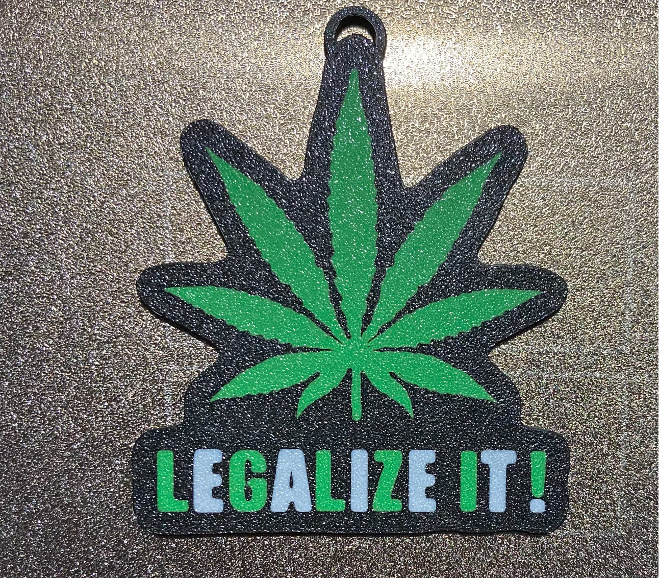 LEGALIZE IT! KEYRING/BAGTAG