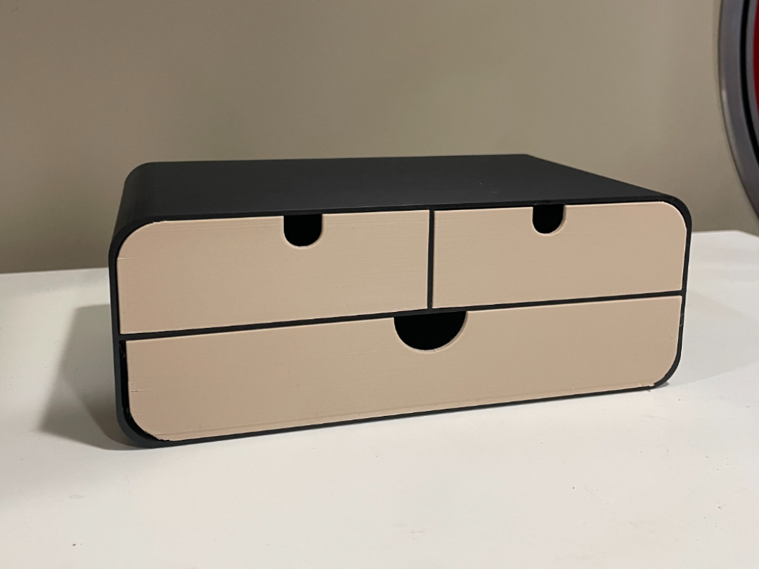 Desk storage solution