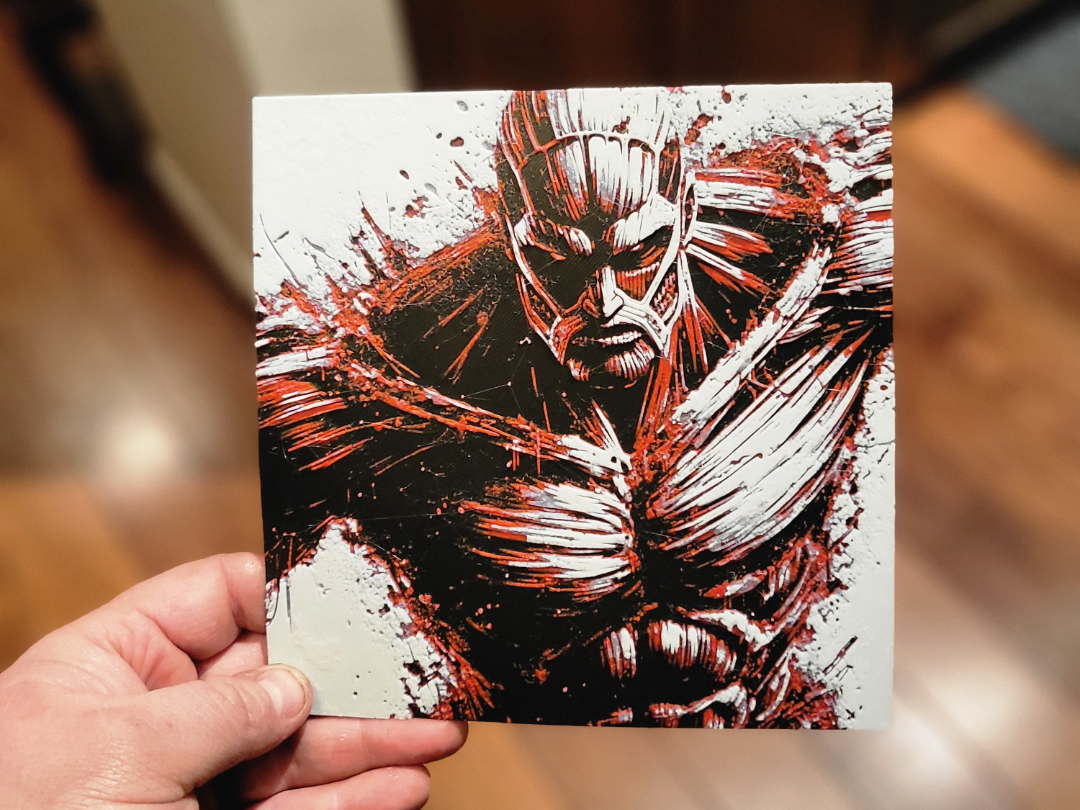 Graffiti Colossal Titan Hueforge