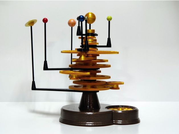 Mechanical Planetarium Sonnensystem