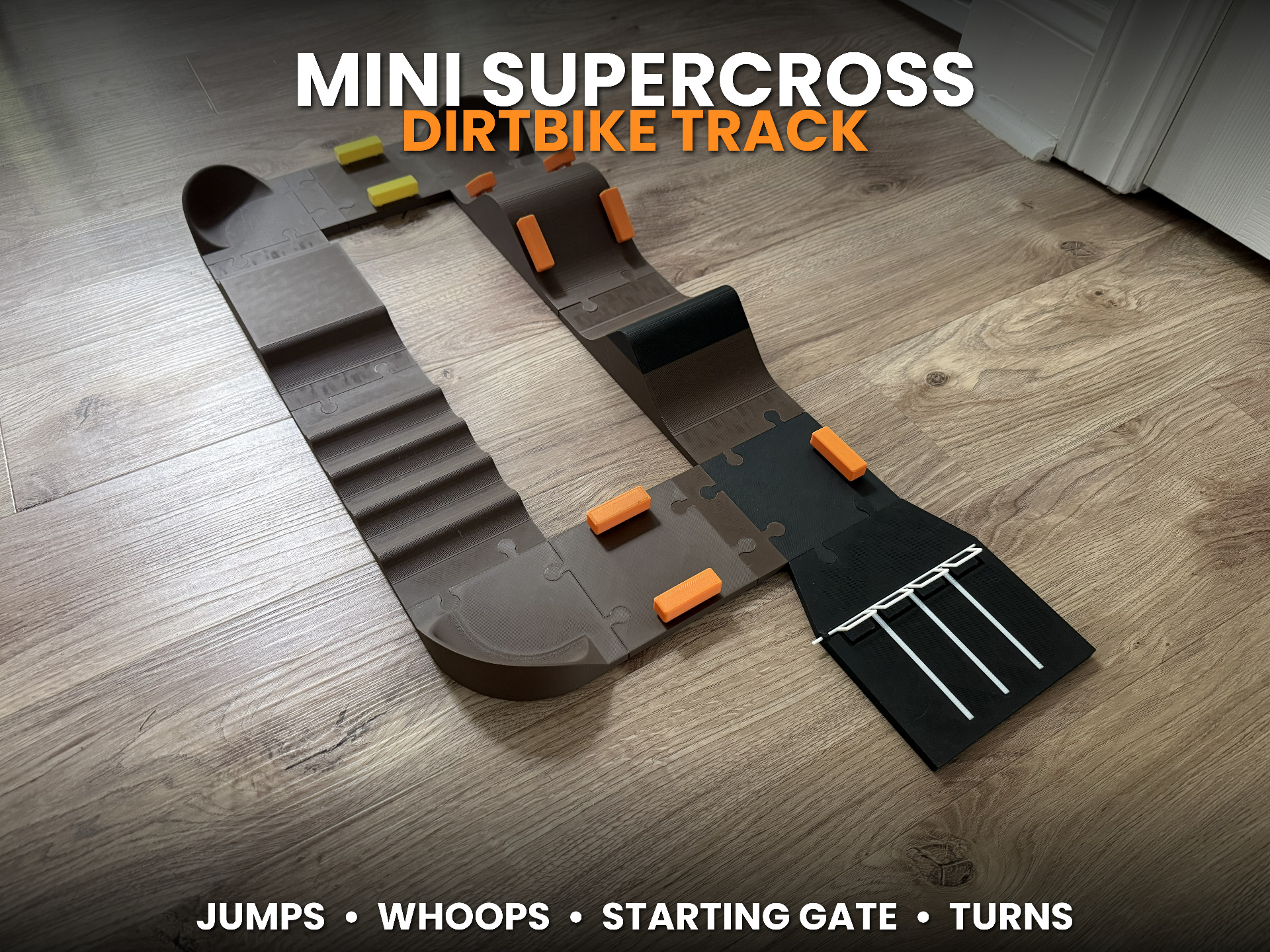 Supercross mini dirtbike track