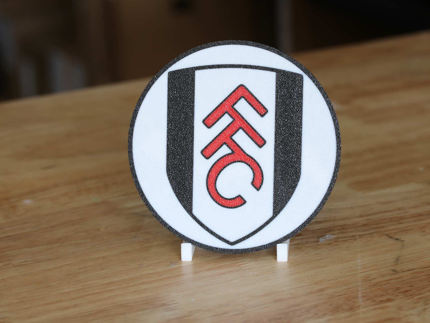 Fulham FC FFC Football Logo Round Coaster