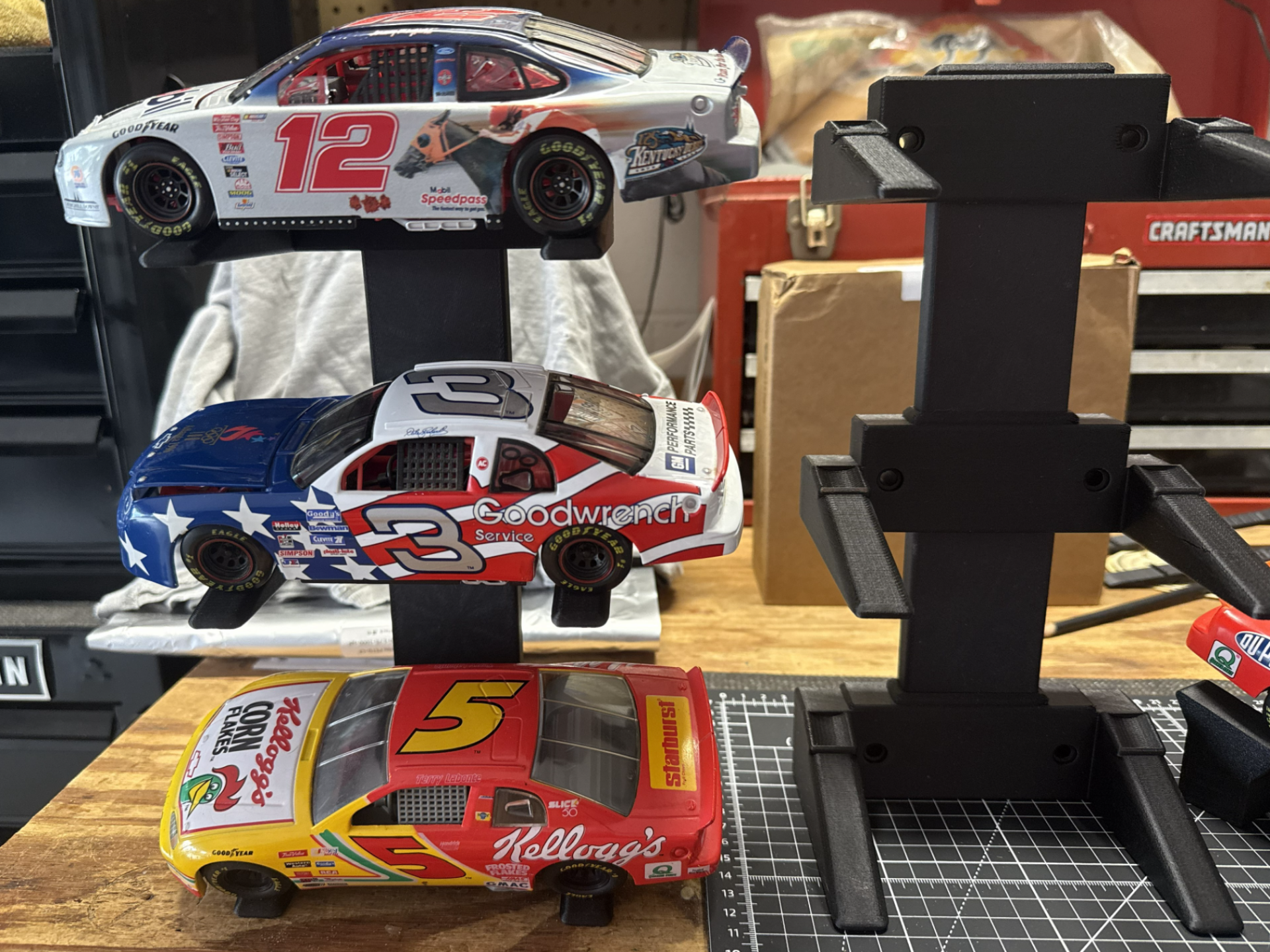 NASCAR 1:24 Diecast Display Stand Stackable 4-Tier