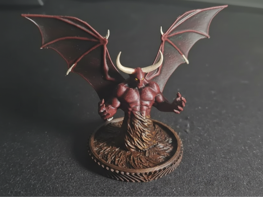 Evil elemental demon miniature