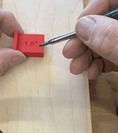 Marking/Measuring block set. Imperial.
