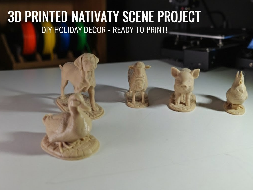 Nativity: Farm Animals Set