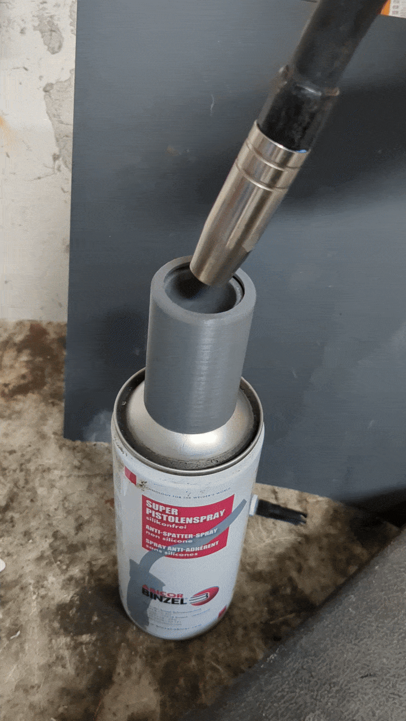 Precision Nozzle for Anti-Spatter Spray MIG/MAG