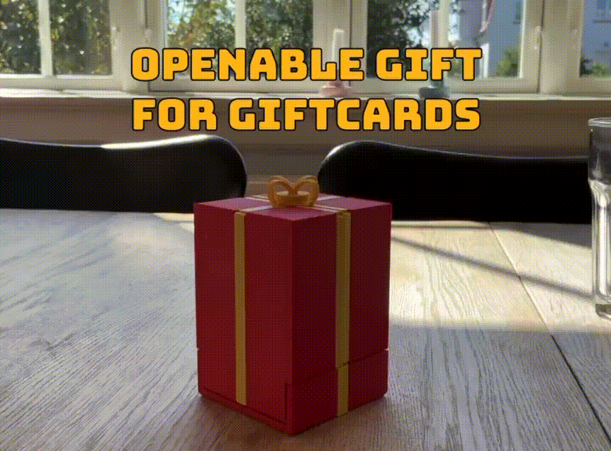Pop-Up Present for Gift Cards (Fits on A1 Mini)