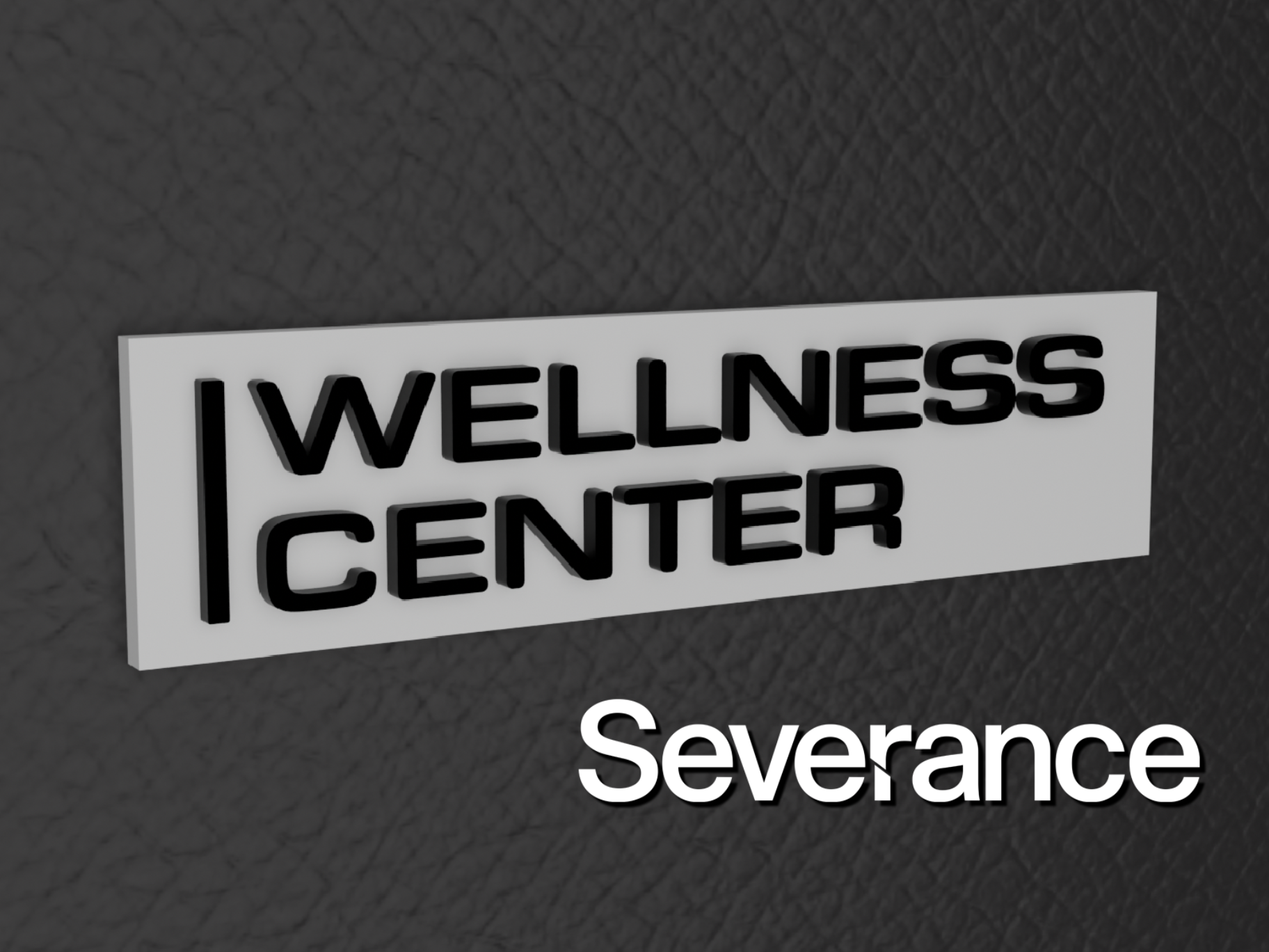 Wellness Center Wall Sign Severance