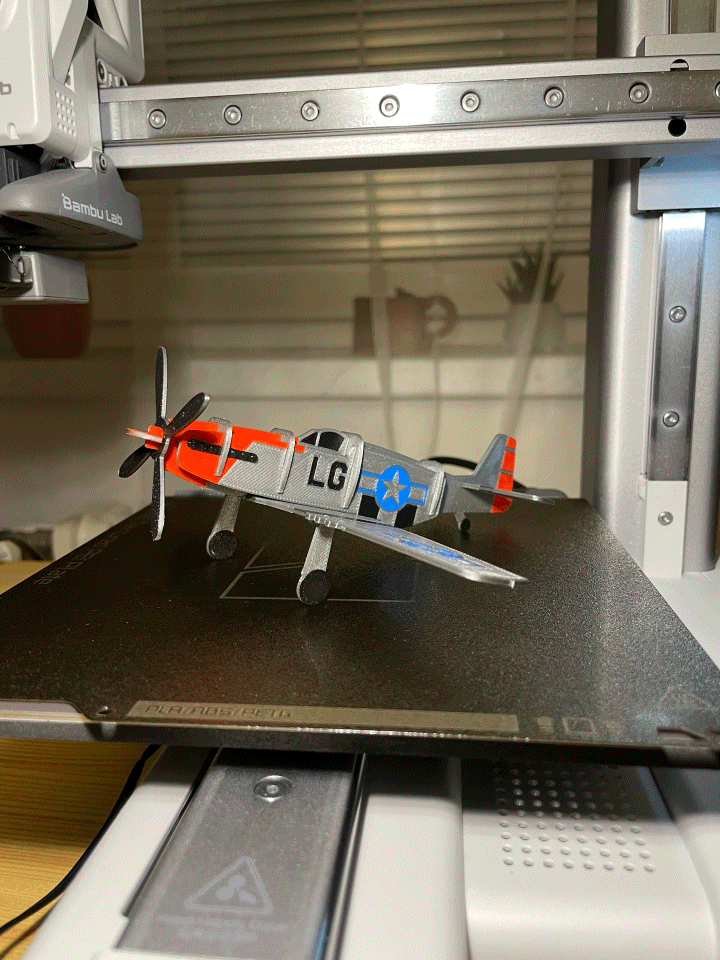 P-51D Mustang Kit Card
