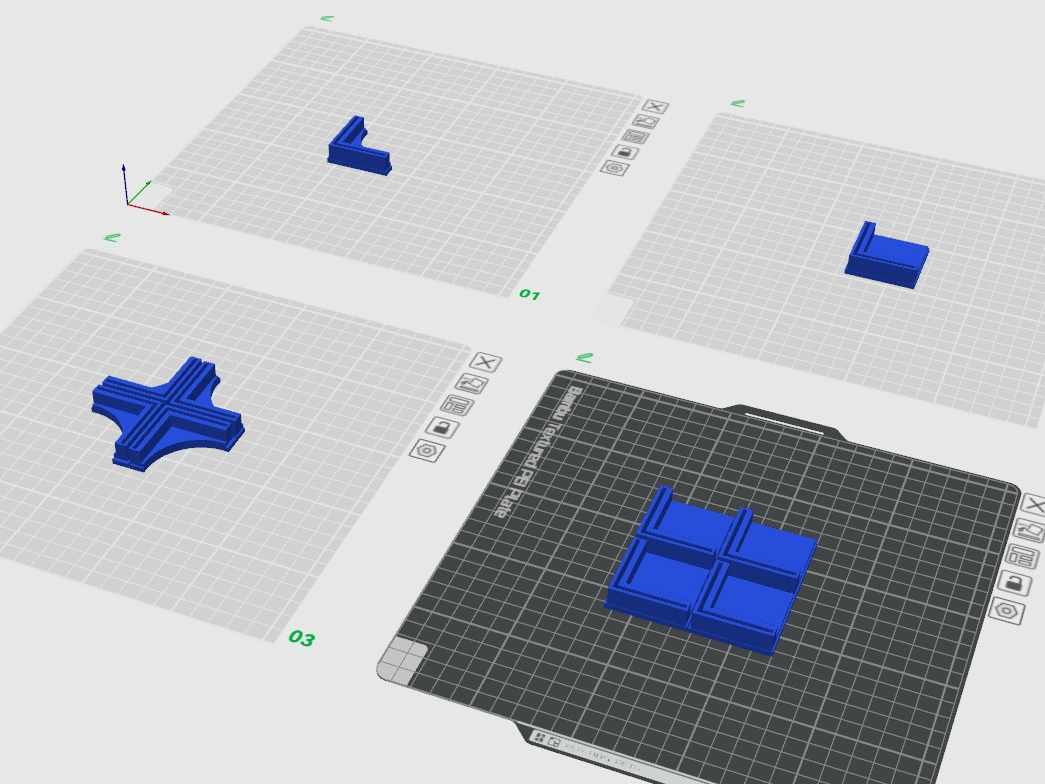 PATAS PARA ESTANTERIA DE 35X35X1 MM