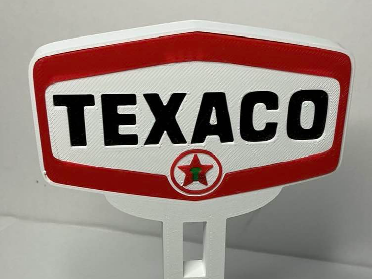 Texaco Gas station sign Small