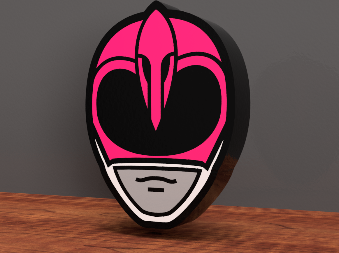 Power Rangers - Pink Ranger - Light Box