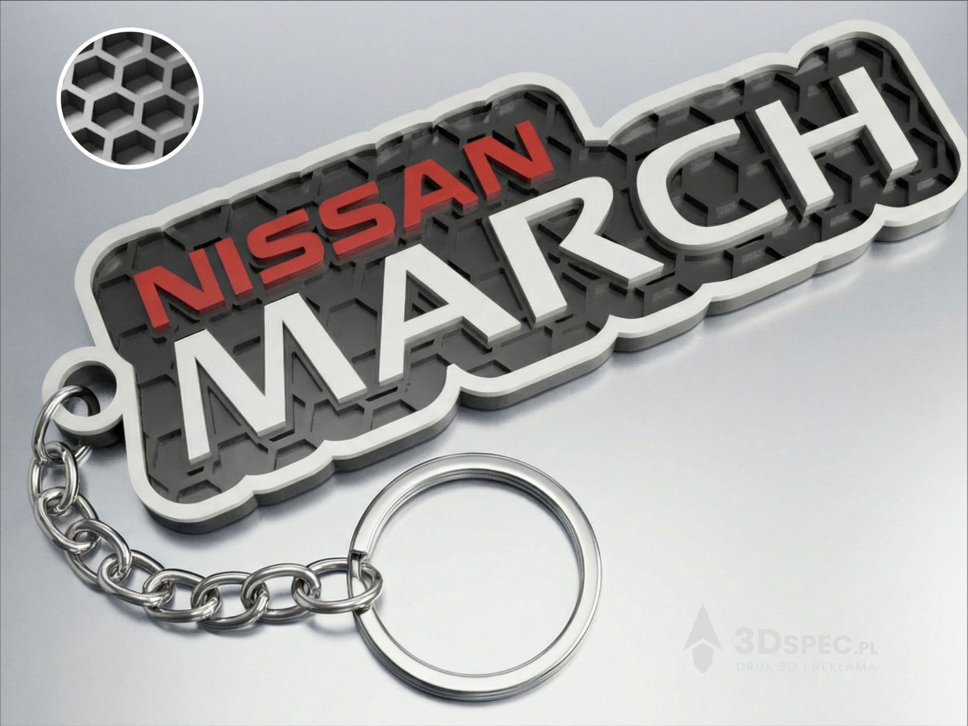 Nissan March keychain