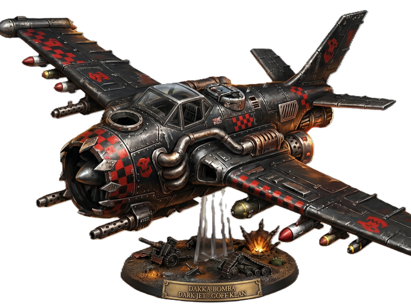 Scrap-Metal Void Fighter – Scifi "Dakka" Bomber