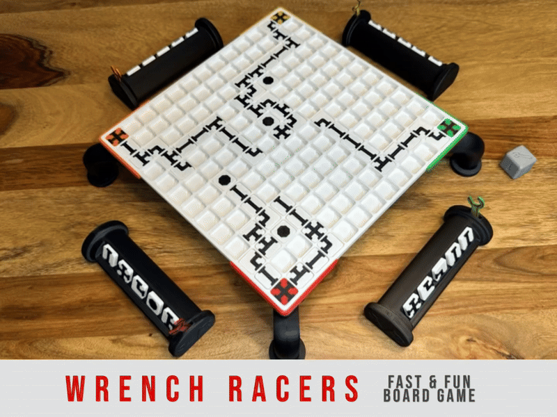 Wrench Racers - New Strategy Board Game