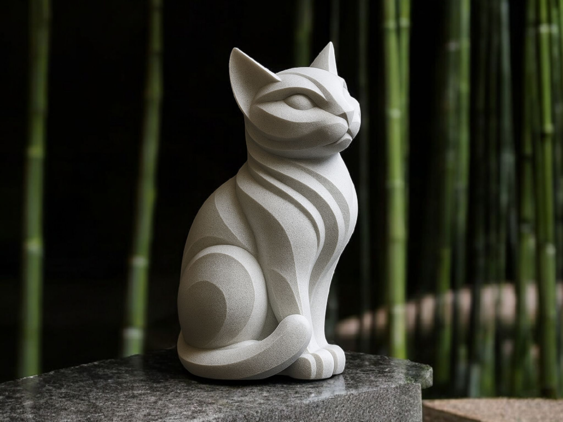 Escultura de gato - Sin soportes