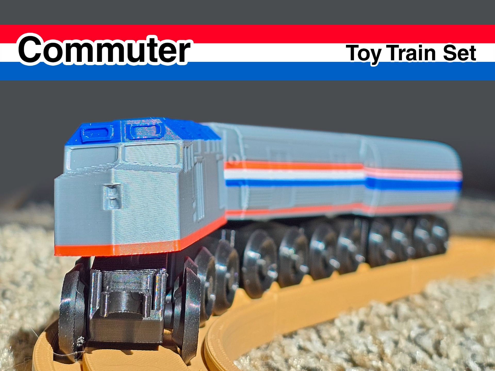 Commuter Toy Train Starter Set