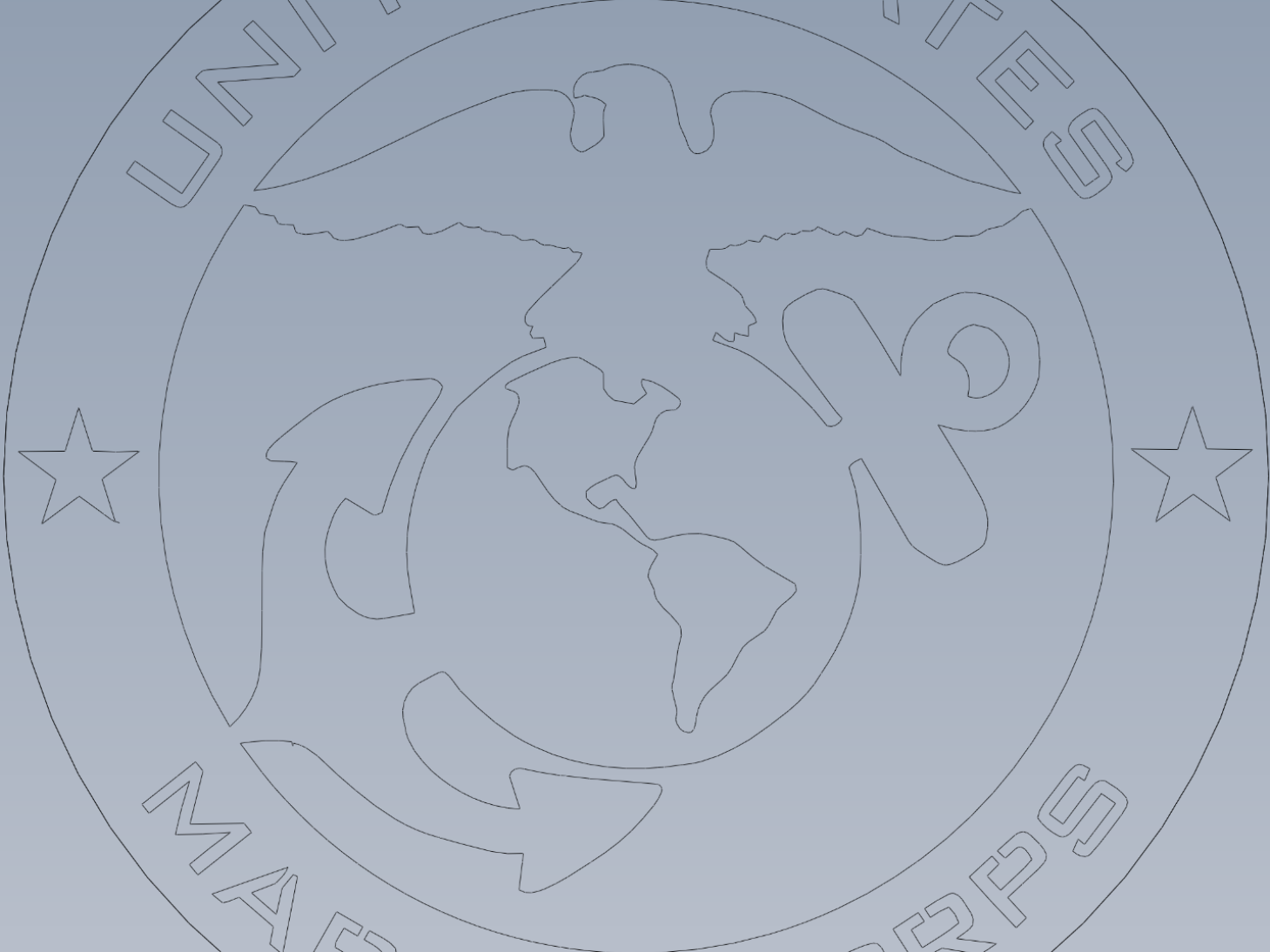USMC Logo Model