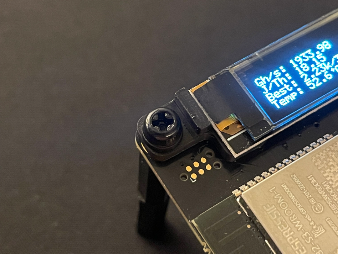Bitaxe Gamma Screen Mount
