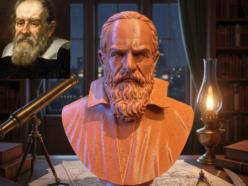 Galileo Galilei – Bust (Galilée)