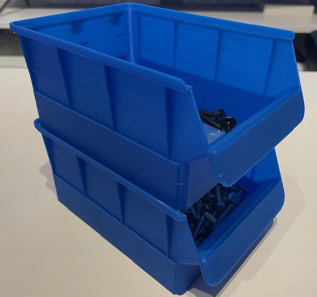 Toolbox for toolwall (stackable)
