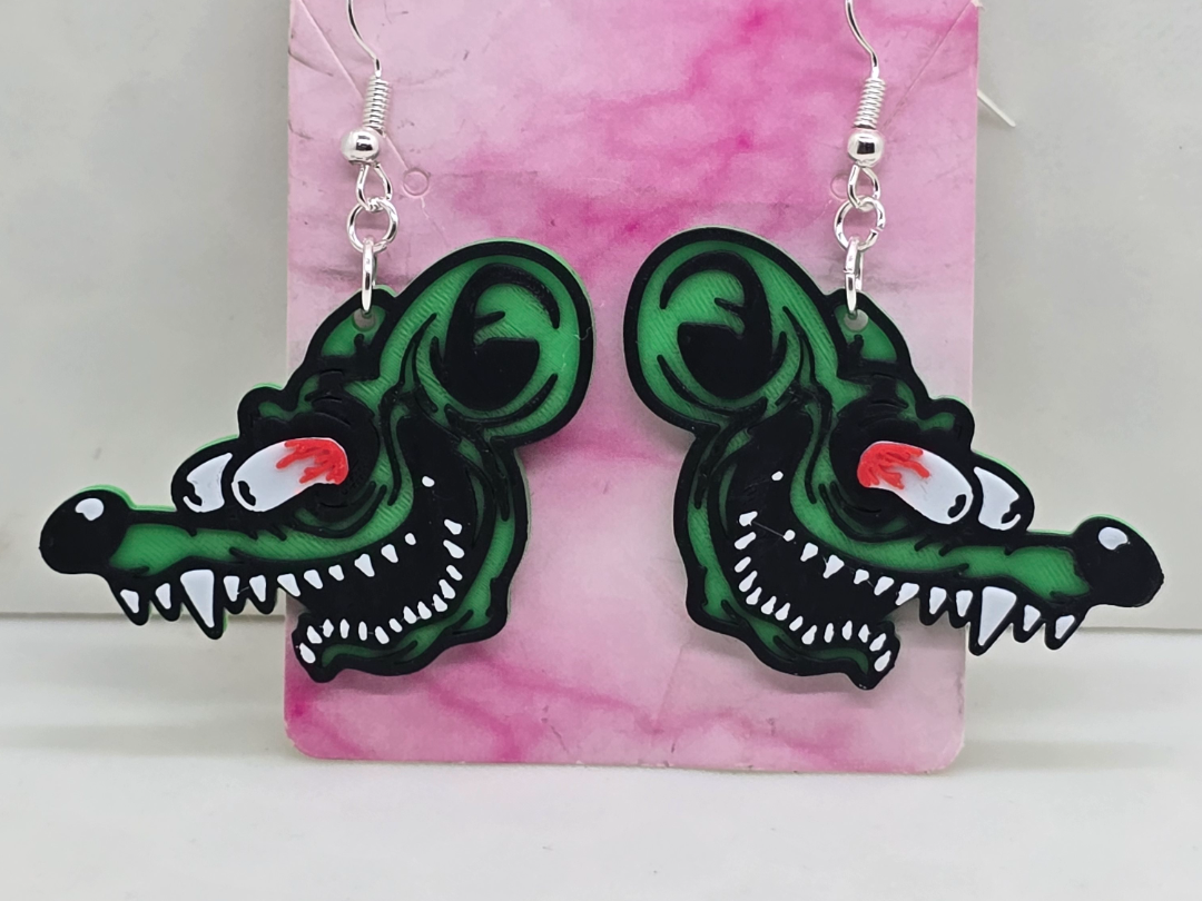 Rat Fink Earrings