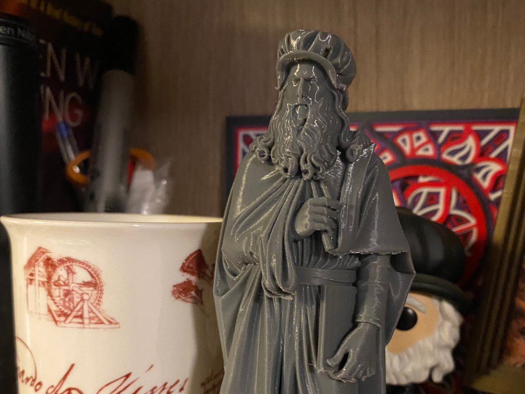 Leonardo Da Vinci sculpture - Uffizi gallery