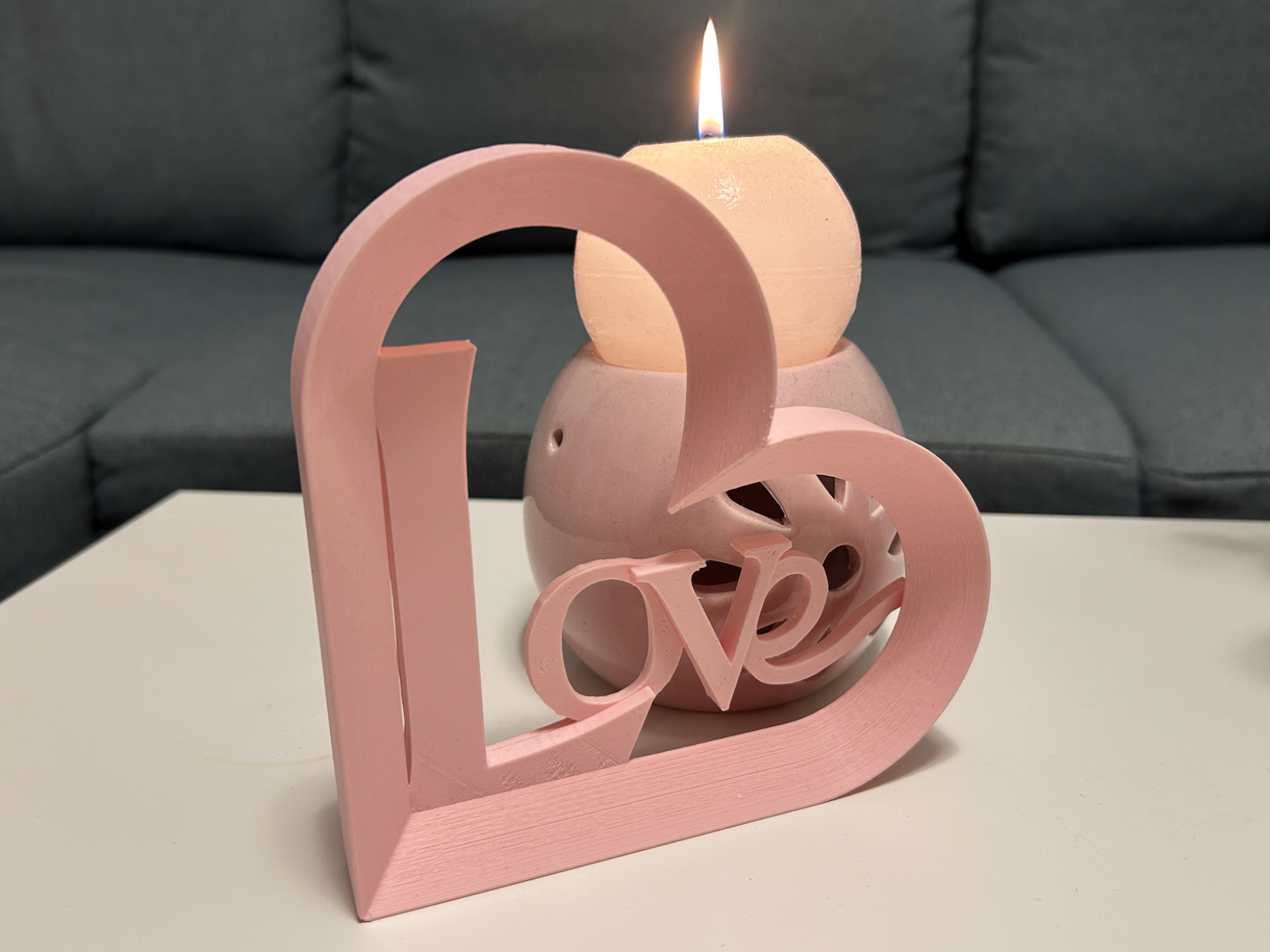 Eternal Heart LOVE - Valentine Decord