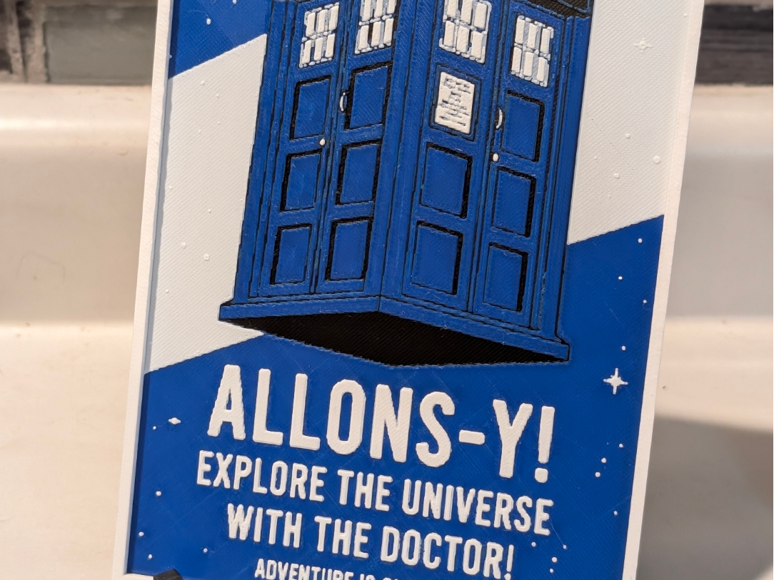 Dr Who - TARDIS Travel Poster - 10th Doctor