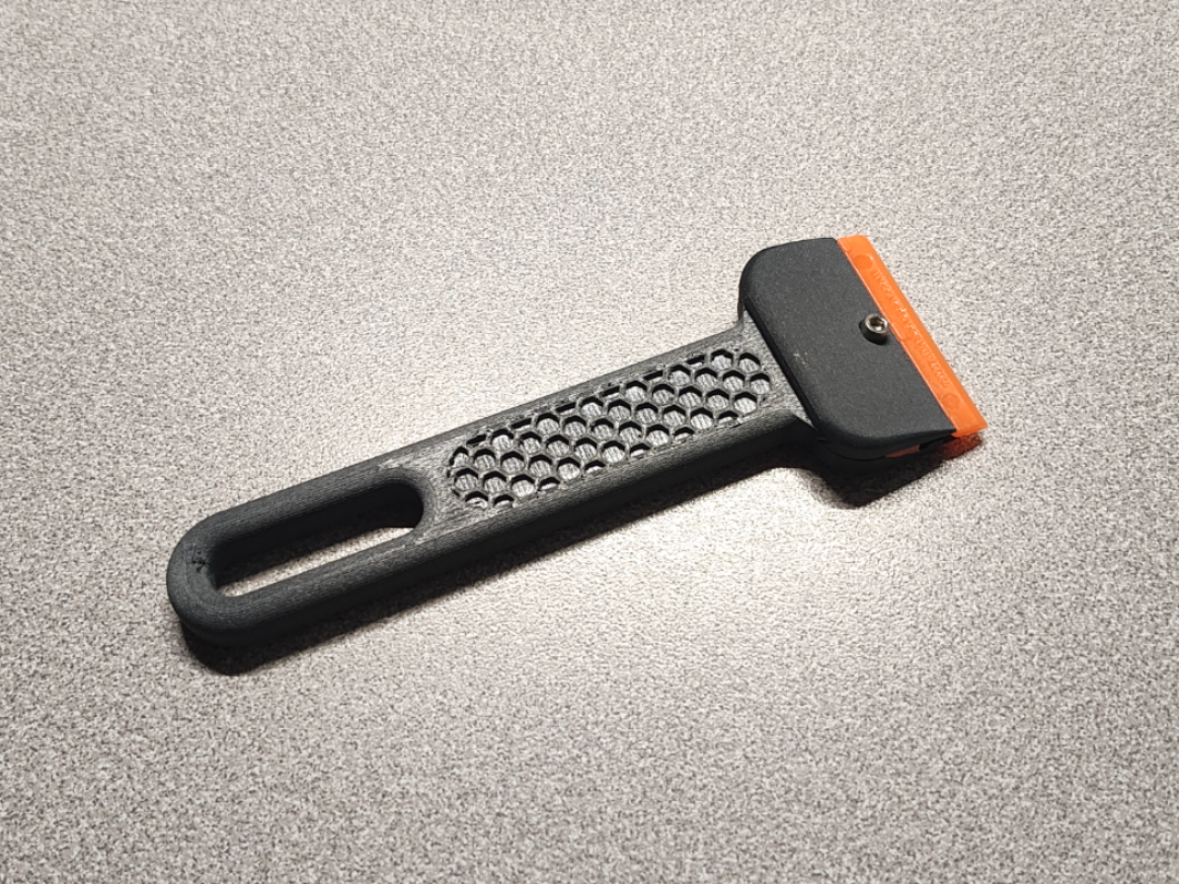 Scraper Handle for Plastic Blades (screw clamp)